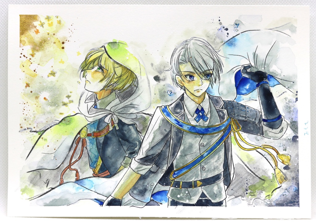 美しさは其処まで【A5サイズ 水彩原画】