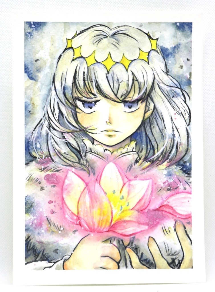 取るに足らない虫の【A5サイズ 水彩原画】