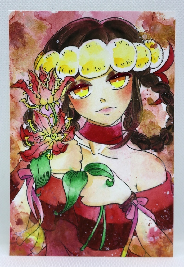 フレーム【はがきサイズ 水彩原画】