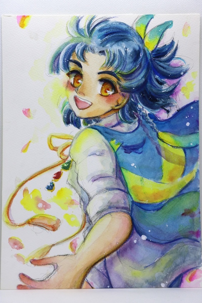 太鼓鐘貞宗【F4サイズ 水彩原画】