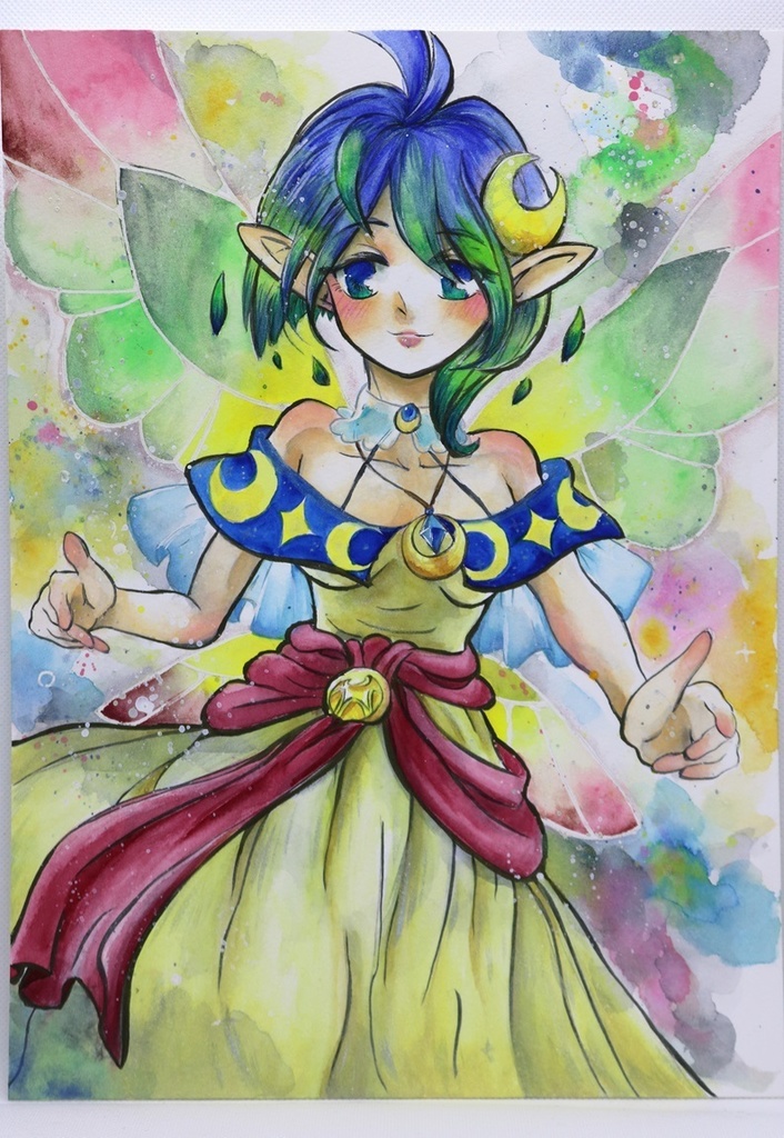 フェアリーテイル【F4サイズ 水彩原画】