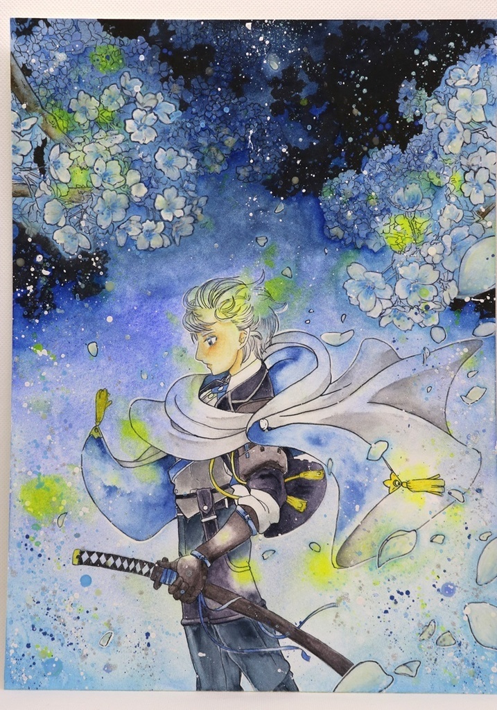 山姥切長義【F4サイズ 水彩原画】