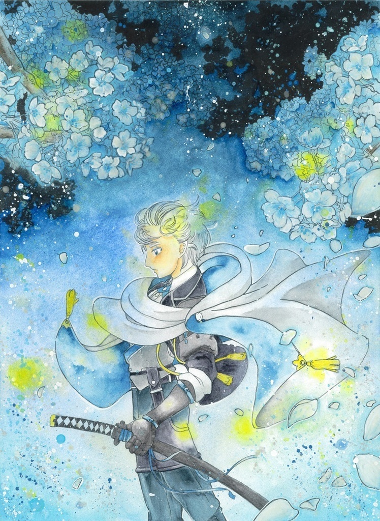 山姥切長義【F4サイズ　水彩原画】