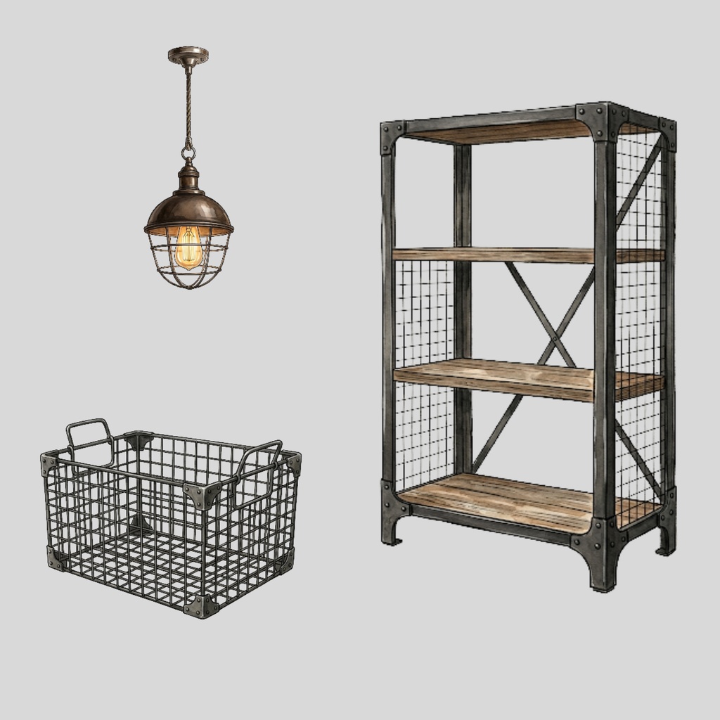 Industrial Interior – 10 PNG Cliparts