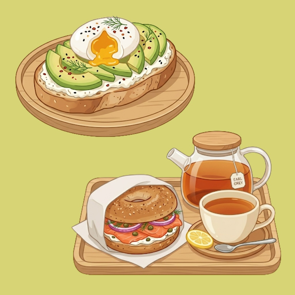 おうちカフェ – Home Cafe Set - 11 PNG Cliparts