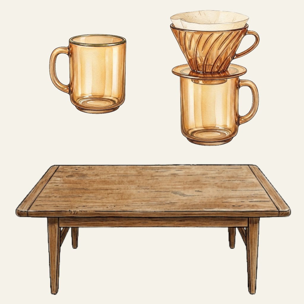 Vintage Coastal Decor - 12 PNG Cliparts