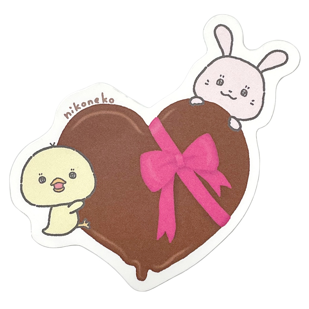 ふわふわアニマルステッカー【あんしんBOOTHパック ネコポス】