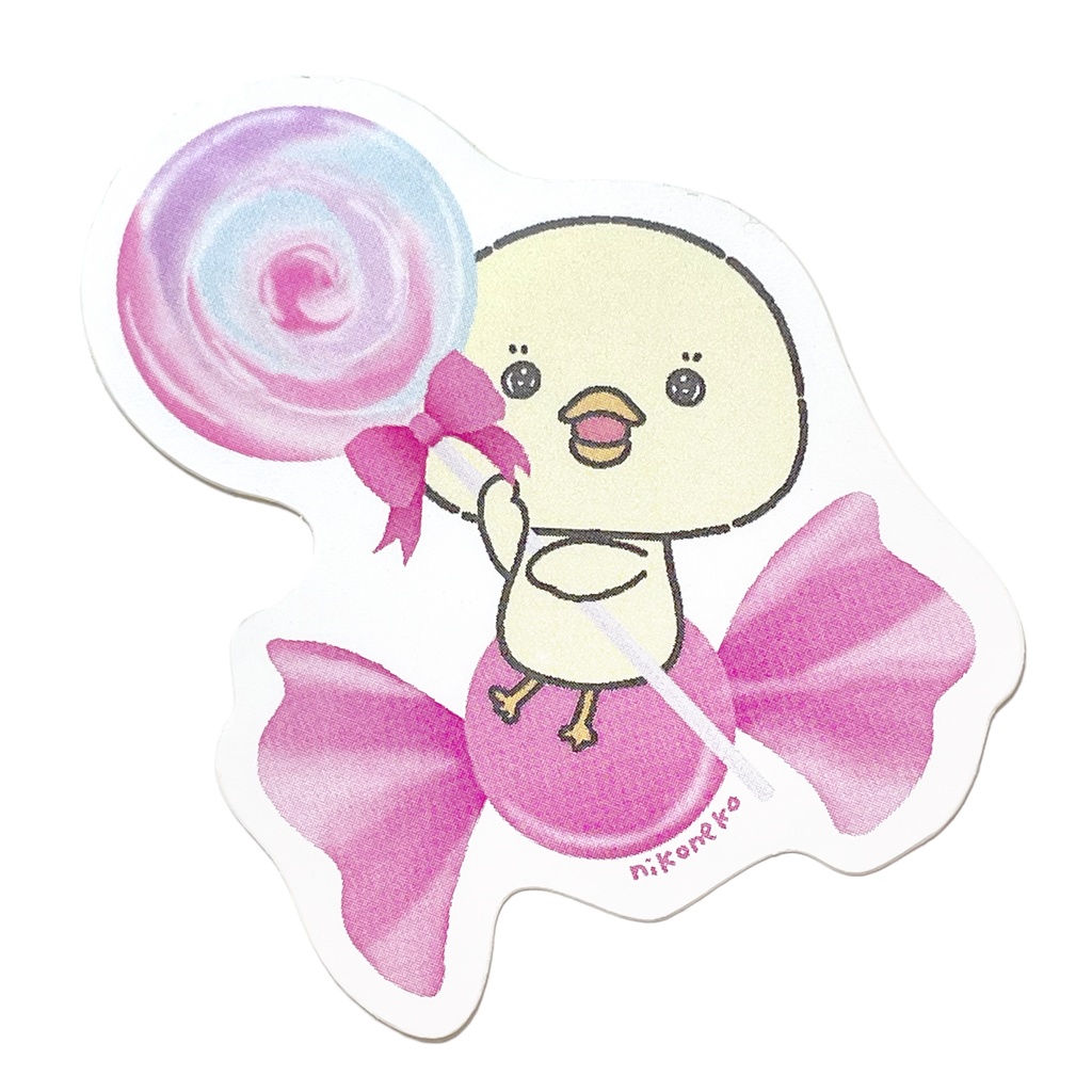 ふわふわアニマルステッカー【あんしんBOOTHパック ネコポス】