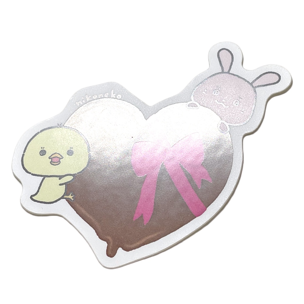 ふわふわアニマルステッカー【あんしんBOOTHパック ネコポス】