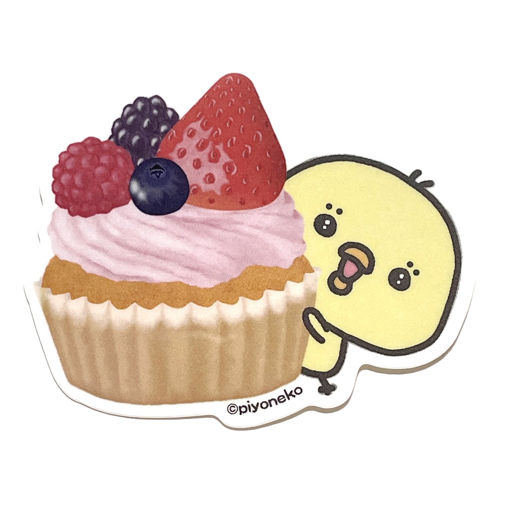 ぴよこステッカー（ベリーマフィン）