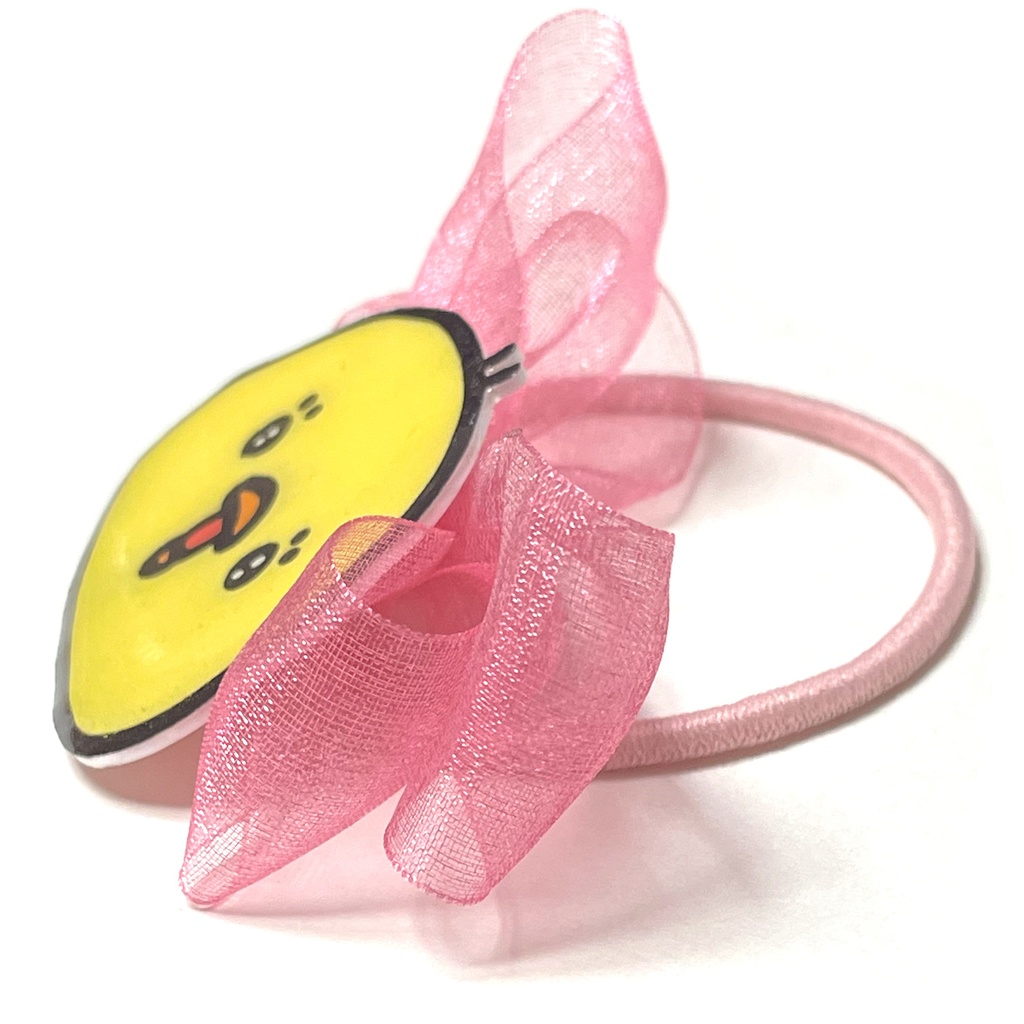 ぴよこゴム(ピンクリボン)