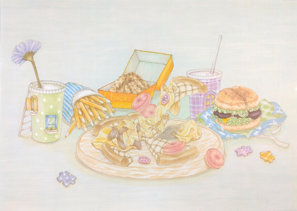 『ファーストフード』原画