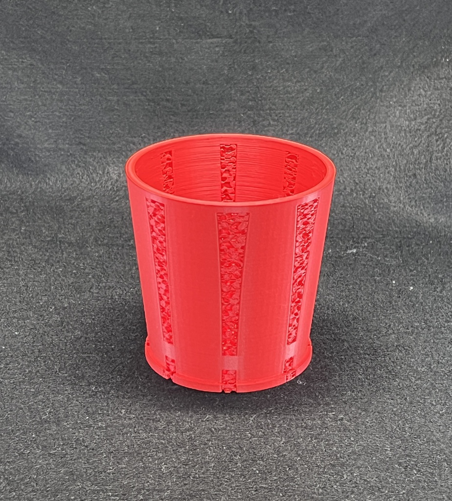 3Dプリンター製 植木鉢 potF001 9cmx10cm