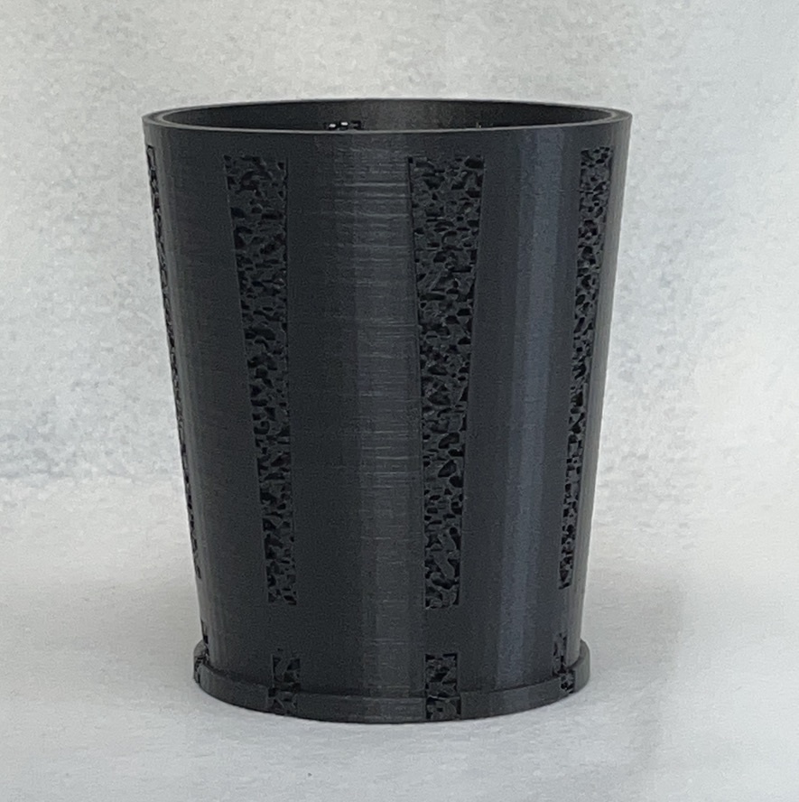 3Dプリンター製 植木鉢 potF001 9cmx10cm