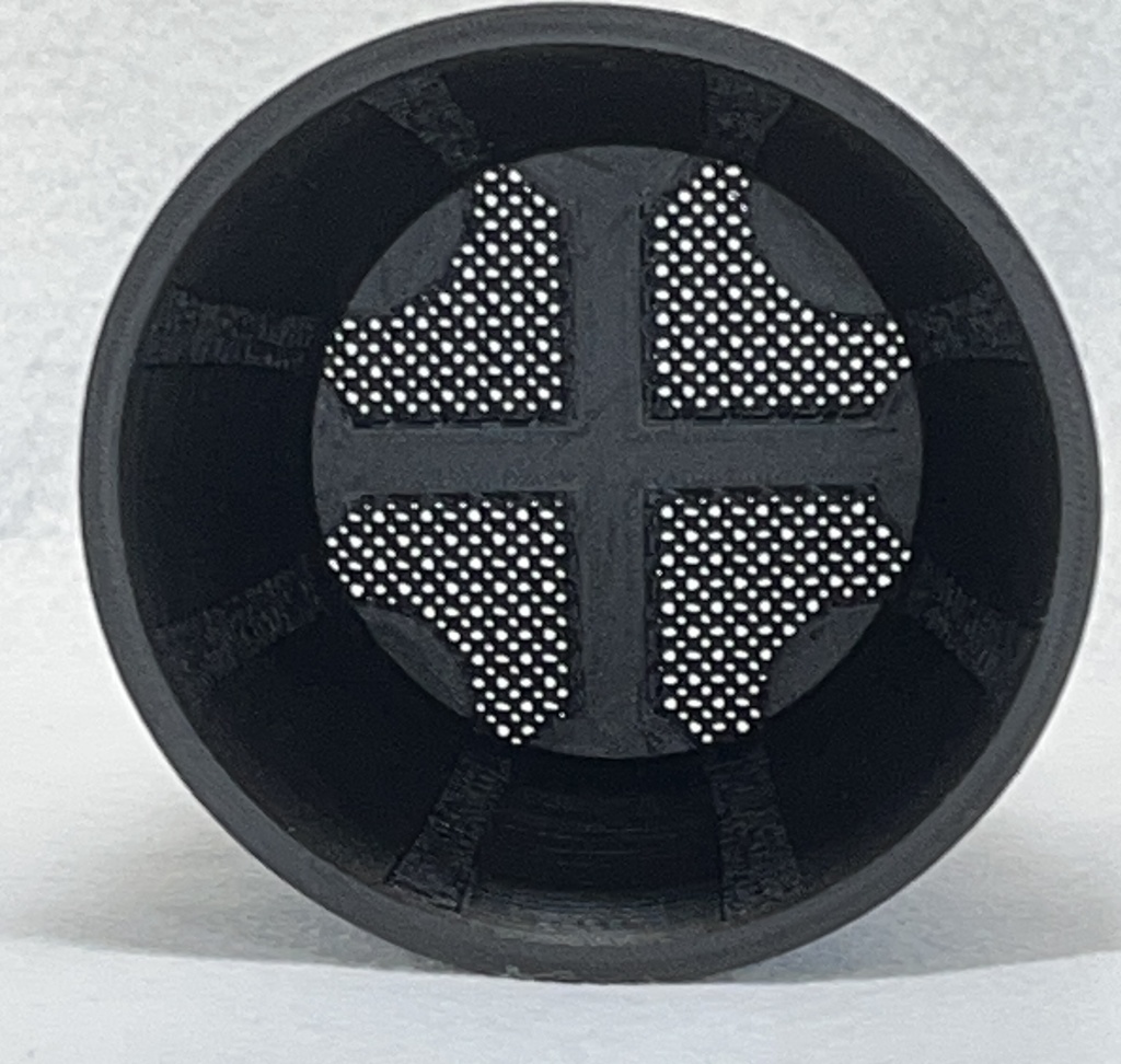 3Dプリンター製 植木鉢 potF001 9cmx10cm