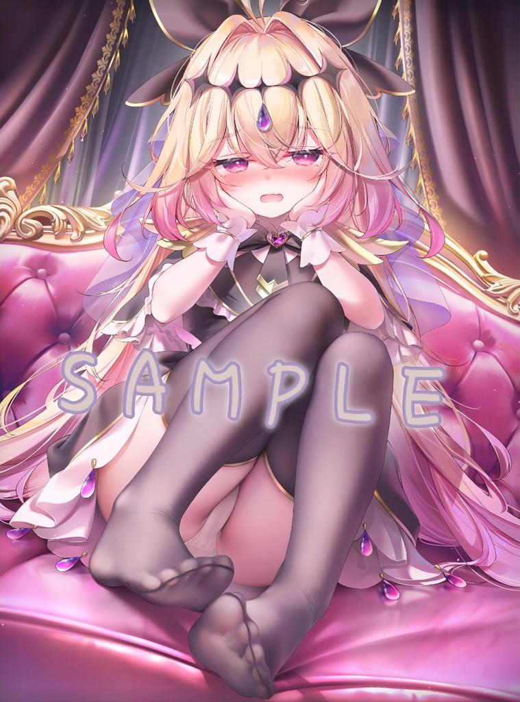 【在庫限り】鬼針草先生 描き下ろし「るるかちゃん」Ｗスエードタペストリー
