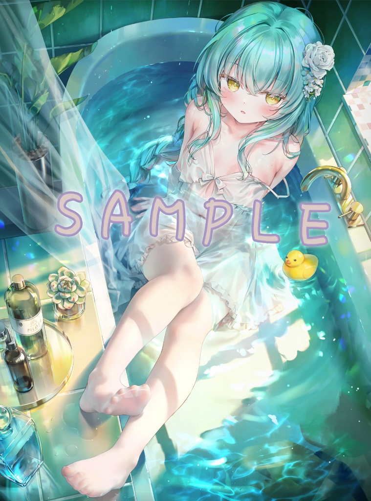 【在庫限り】鬼針草先生 描き下ろし「ピローサちゃん」Ｗスエードタペストリー