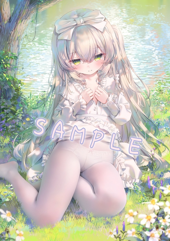 【在庫限り】鬼針草先生 描き下ろし「ニディアちゃん」Ｗスエードタペストリー