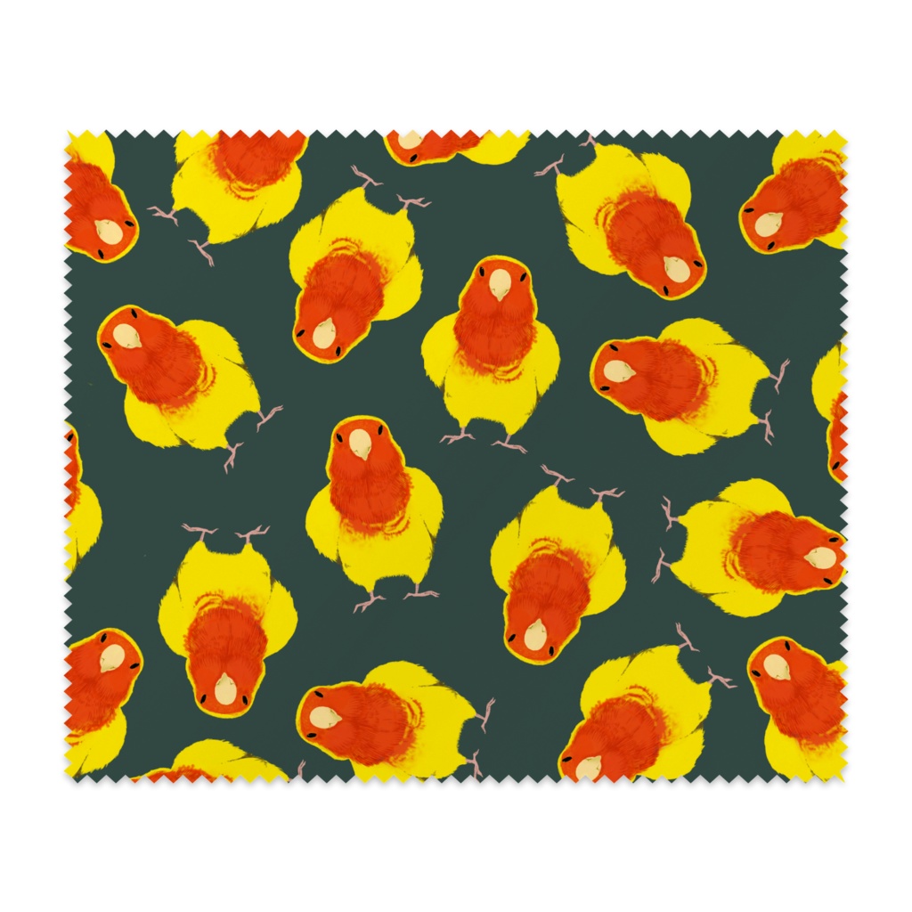 コザクラインコのメガネ拭き