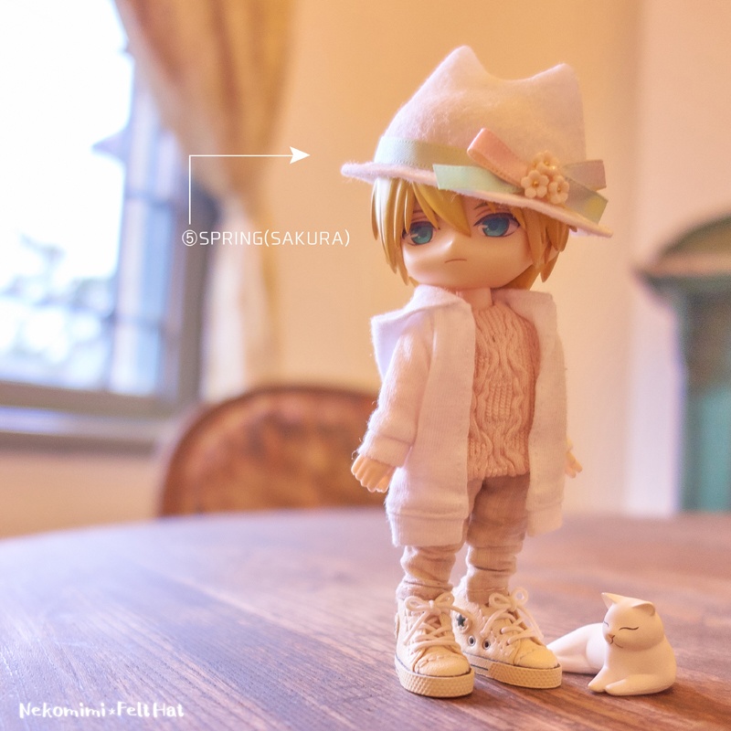 【次期頒布未定】猫耳フェルト帽子(ねんどろ用)