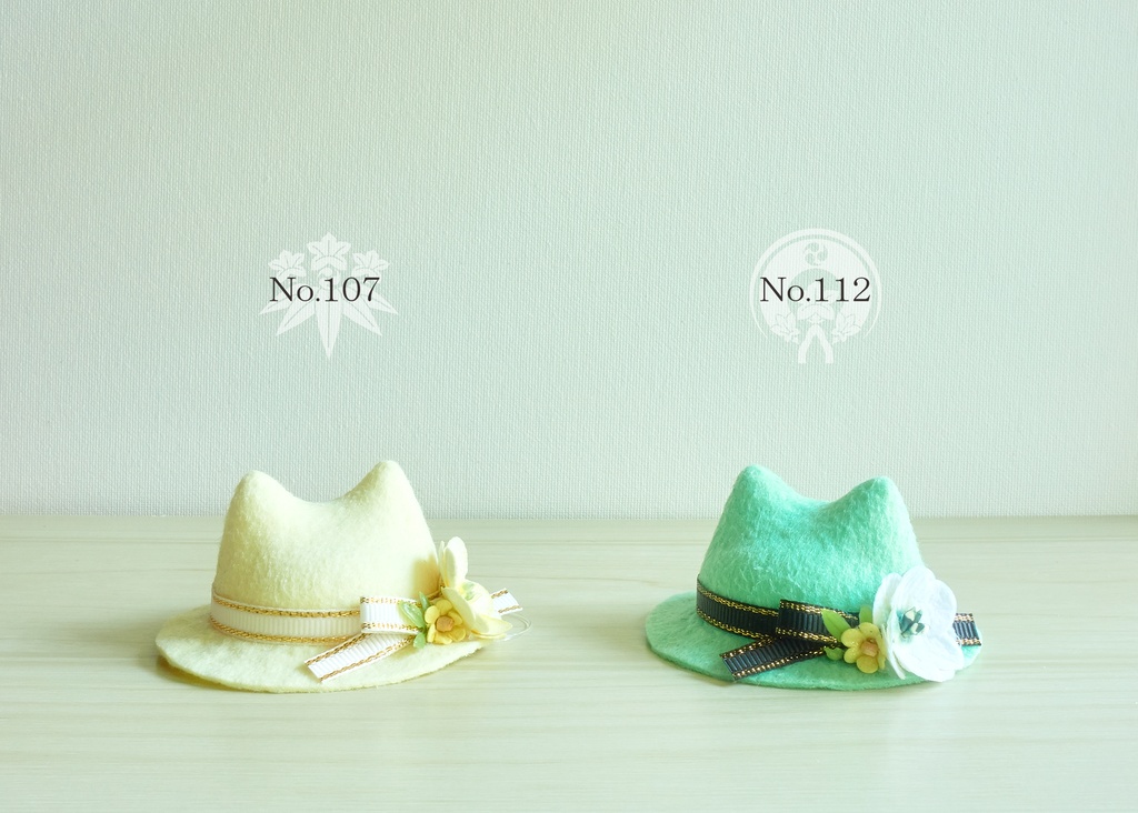 【5/30 21:00~5/31 24:00】猫耳フェルト帽子 刀剣男士Ver.