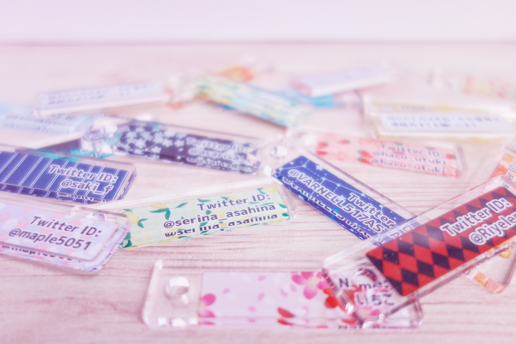 【17期締切済 / 11月中旬発送予定】アクリル製迷子札