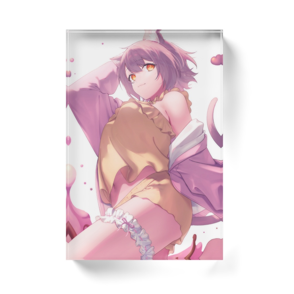 1周年記念アクリルブロック