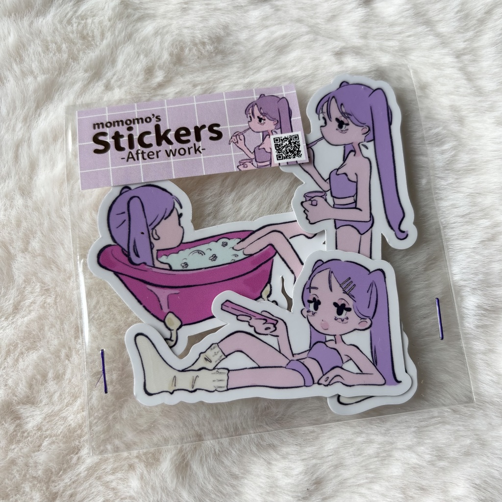 くつろぎステッカー