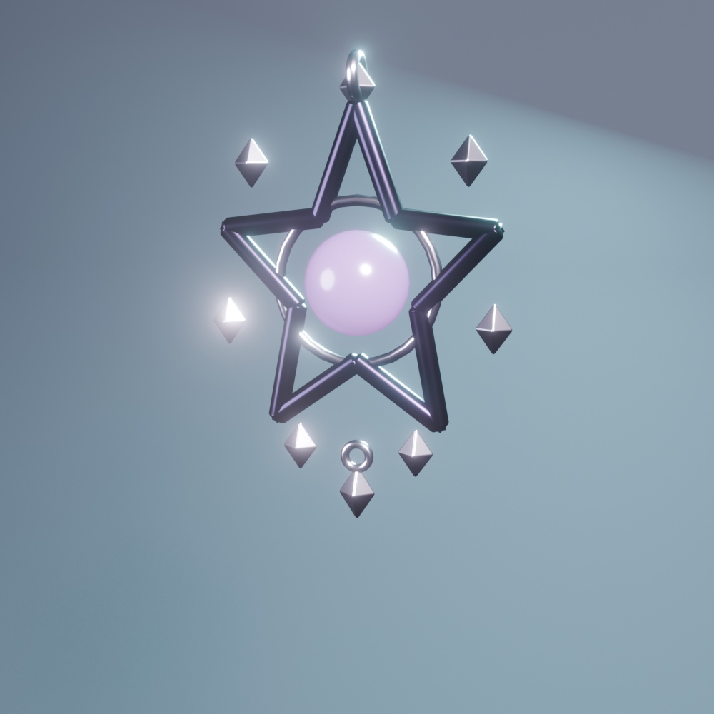 Lunaspark Set|VRChat向け 10点アクセサリーセット【PhysBone/揺れ物対応】