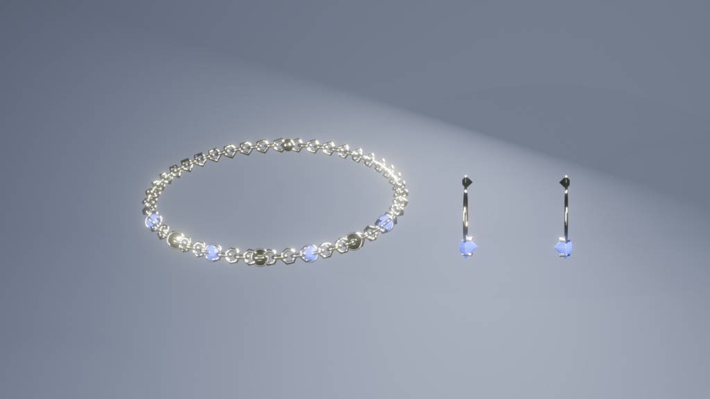 Imperacrest Collection|VRChat向け 2点アクセサリーセット【PhysBone設定済み】