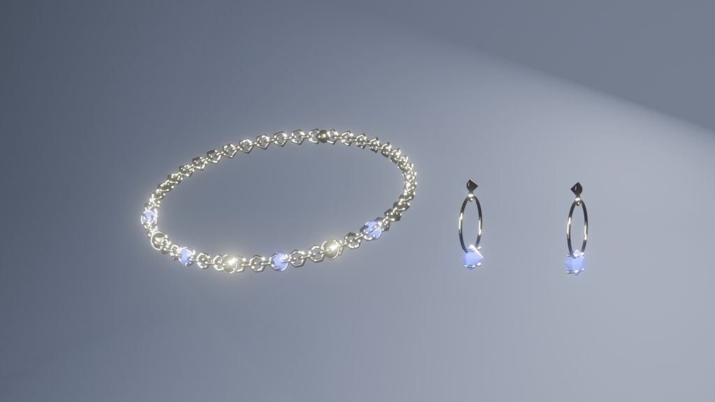 Imperacrest Collection|VRChat向け 2点アクセサリーセット【PhysBone設定済み】