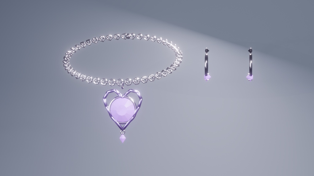 Coelring Ensemble|VRChat向け 2点アクセサリーセット【PhysBone設定済み】