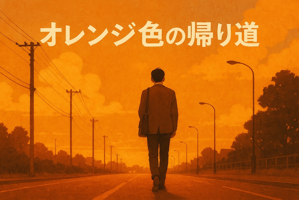 『オレンジ色の帰り道』― 夕暮れに染まる想い出を描いた、大人のエモーショナルバラード ―