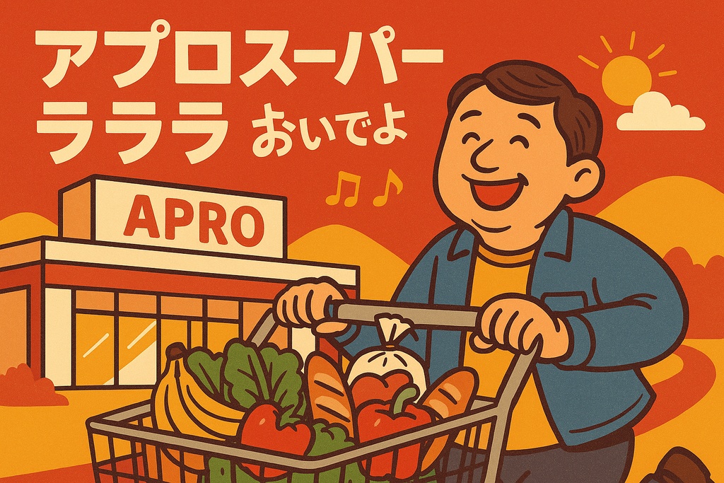 『アプロスーパー ラララ おいでよ』― 地元スーパーをテーマにした、おじさん流ポップアンセム ―