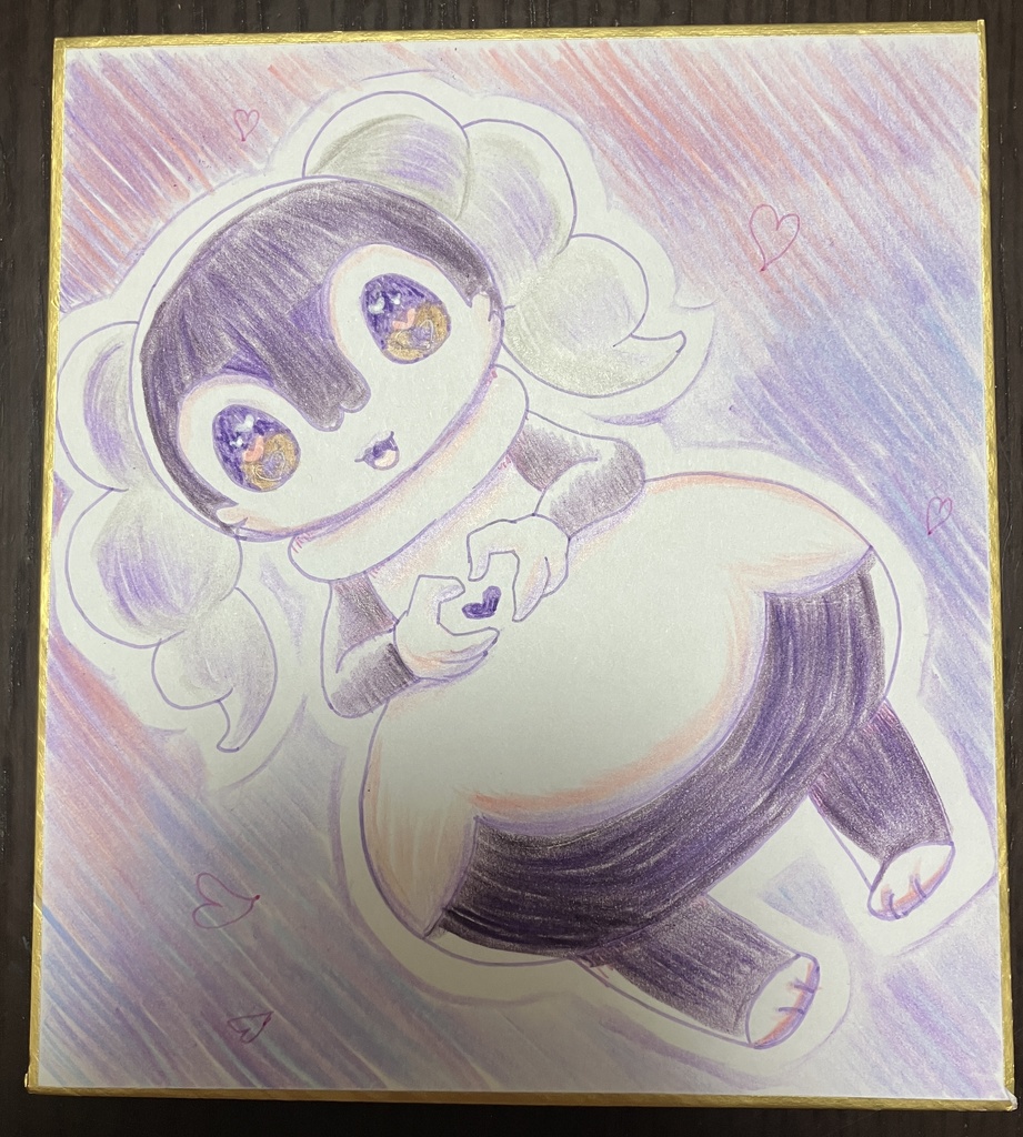 イエッサン手描き小色紙【最終値下げ】
