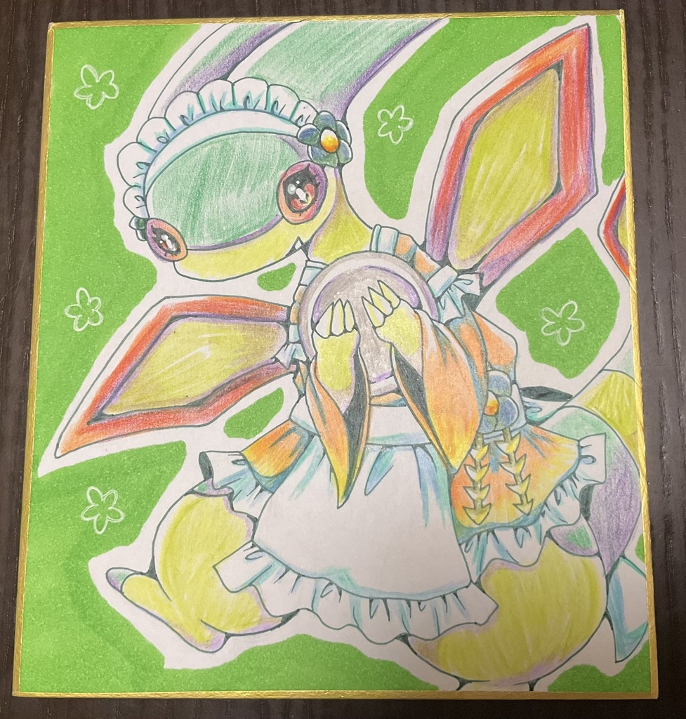 フライゴン手描き小色紙