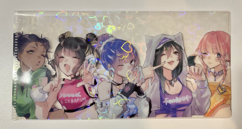 チケットホルダー　チケット風カード付