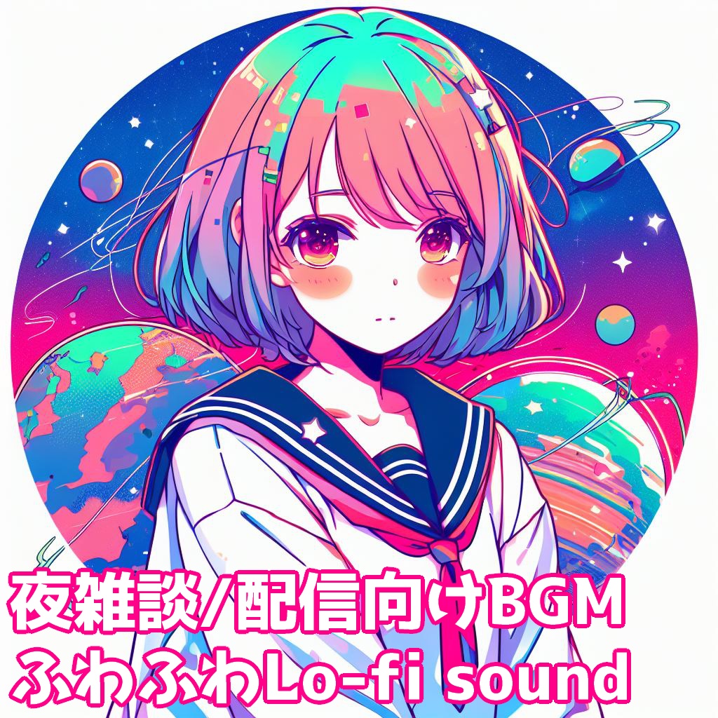 【無料】【ループ可】【夜雑談向け/ふわふわLo-fiフリーBGM】spaceship dream