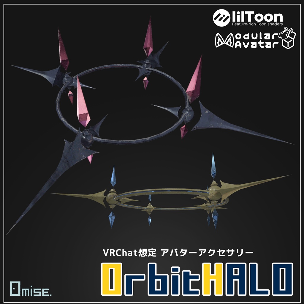 【期間限定フリー】Orbit HALO 【アバターアクセサリー】