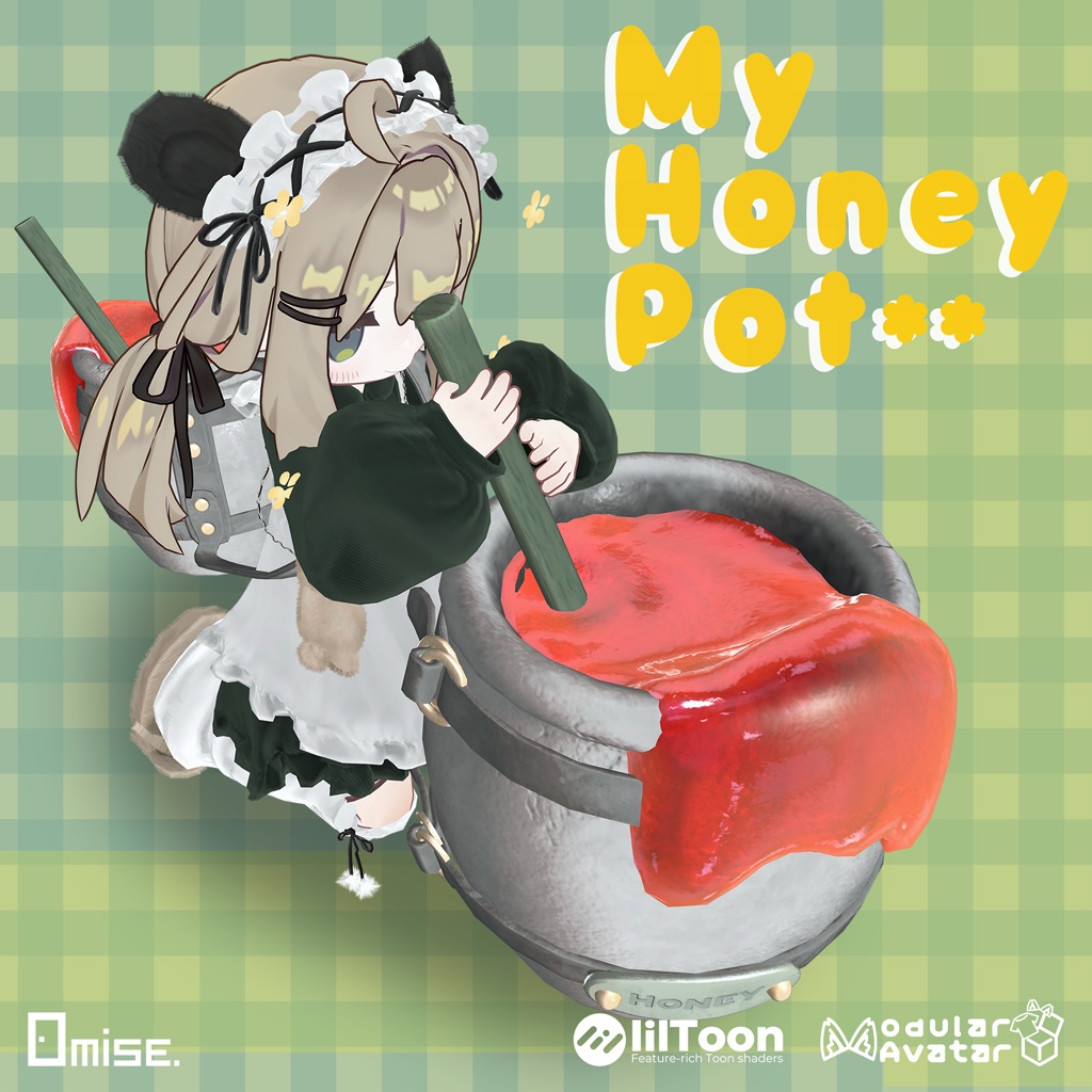【VRCHAT】My Honey Pot 【アバターアクセサリー】