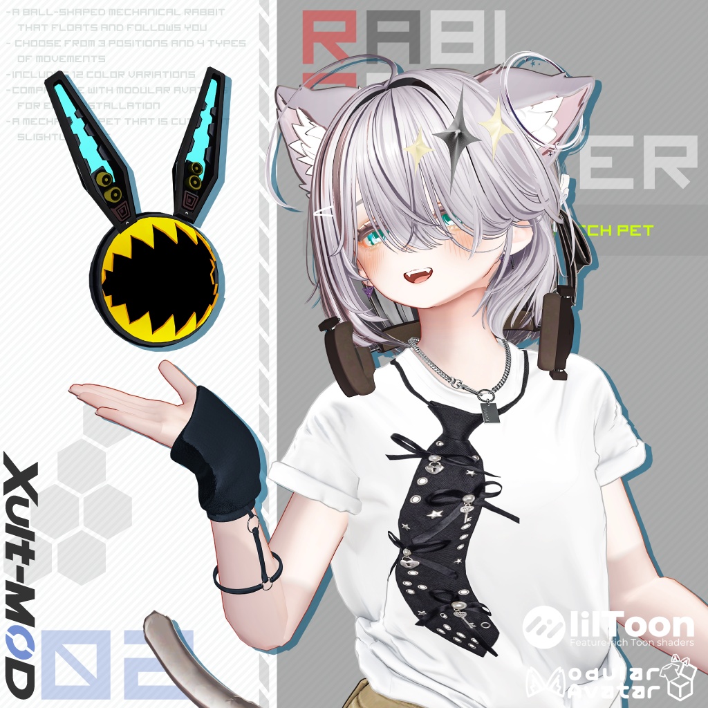 【期間限定無料】RABI BALL ORBITER【VRCHAT】【アバターアクセサリー】