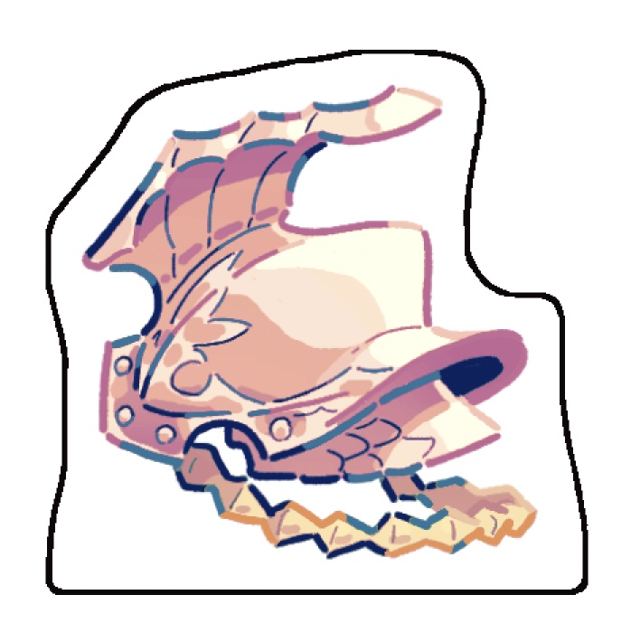 ドラグーンの肩のやつ　ミニアクリルスタンド