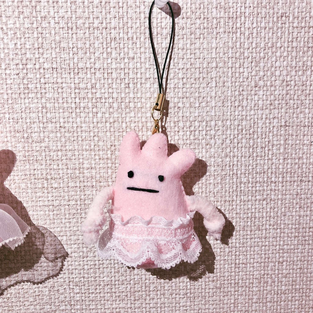 えほん&みみみっつうさぎ ストラップセット(おめかしver.)