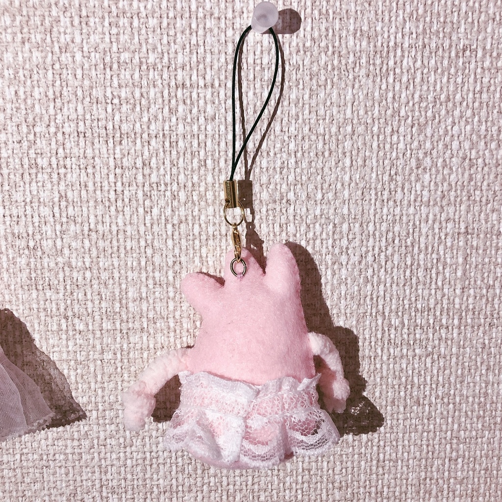 えほん&みみみっつうさぎ ストラップセット(おめかしver.)