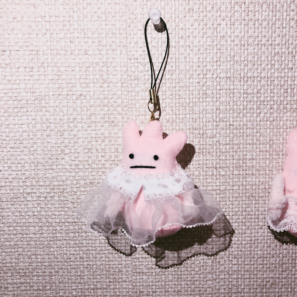 えほん&みみみっつうさぎ ストラップセット(おめかしver.)