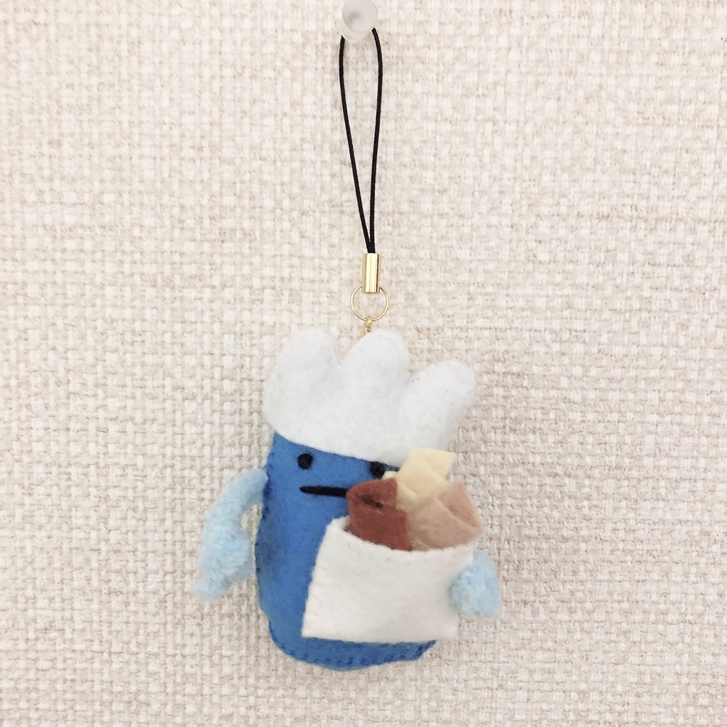 えほん&みみみっつうさぎ(パン屋)マスコット