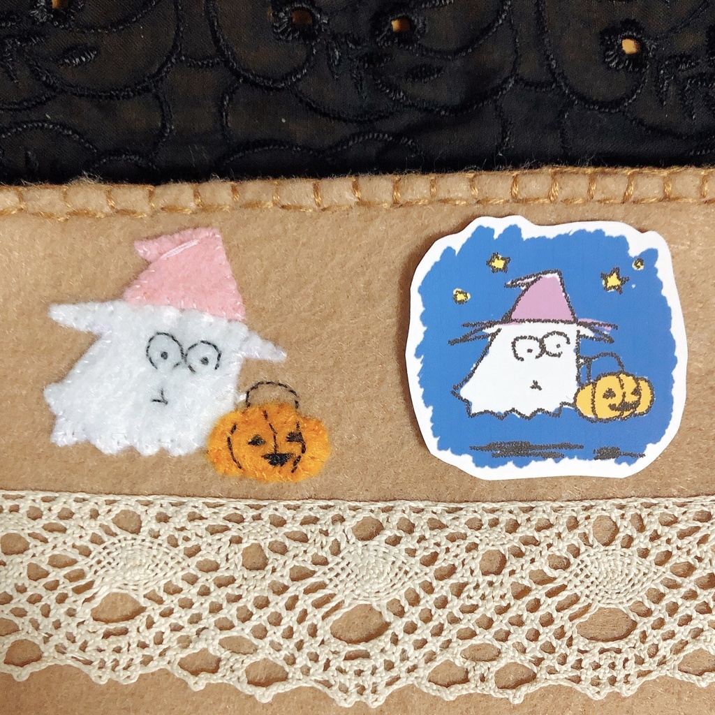 サラリーマンとおばけ/ポーチ&ミニシール