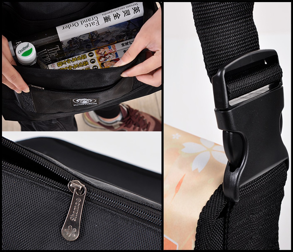 ショルダーバッグ ポータブル 大容量 通学通勤 旅行バッグ カスタム可能 34cm X 29cm X 11cm