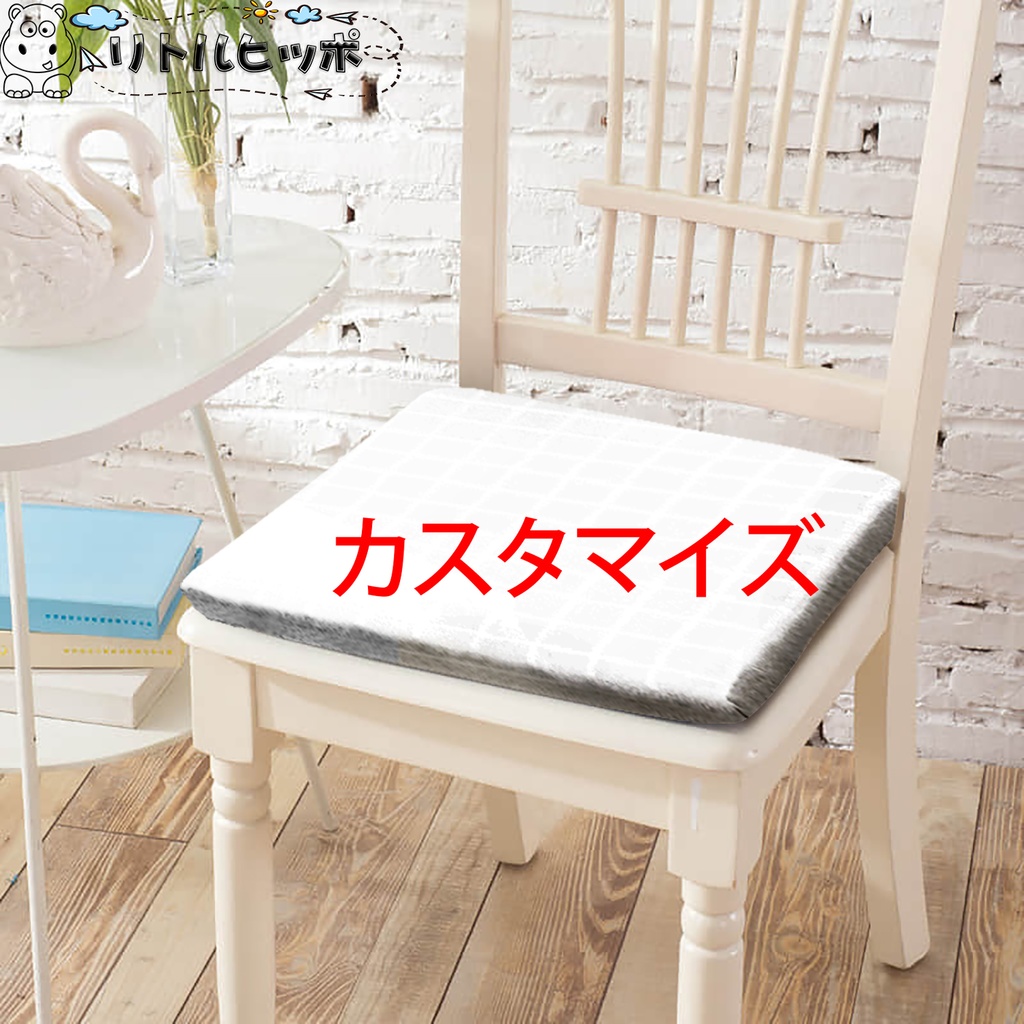 クッション 高反発 座布団 四季通用 通気性 両面印刷 アニメ ダイニングチェア クッション メモリーフォーム 40cmx40cmx3cm カスタム可能