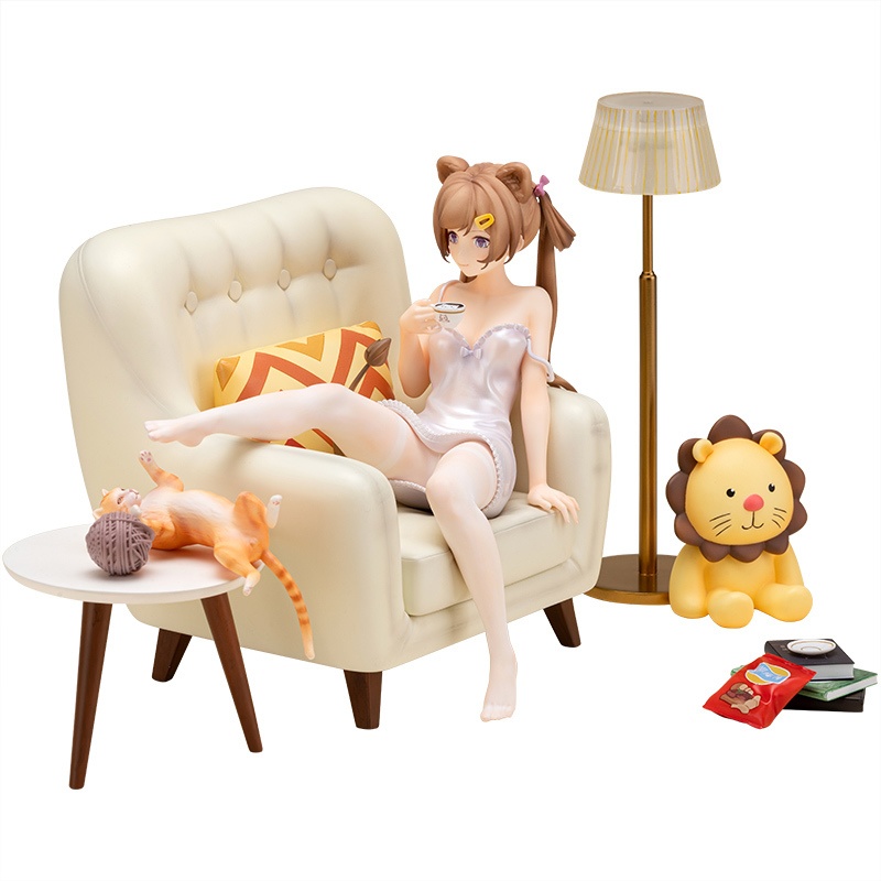 【プレセール】1/7 GKMAX-Kiara's teatime フィギュア ガレージキット(全高177mm) PVC製 オリキャラ